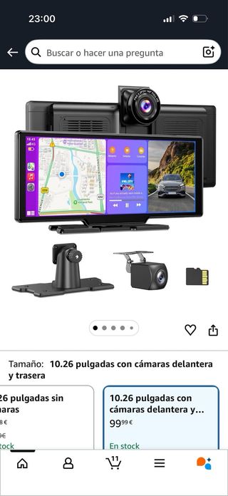 Pantalla Coche 6.9 1 Din Car Stereo