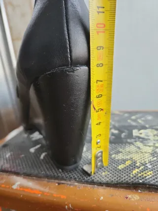 Zapatos Marypaz cuña negros mujer