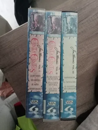 Lote 3 VHS Cuentos Jim Henson (Español)