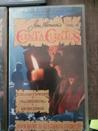 Lote 3 VHS Cuentos Jim Henson (Español)