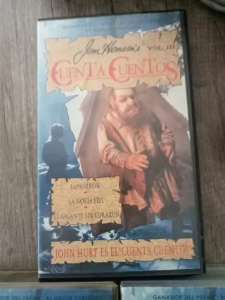 Lote 3 VHS Cuentos Jim Henson (Español)