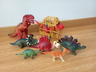 Conjunto de 7 dinosaurios de juguete