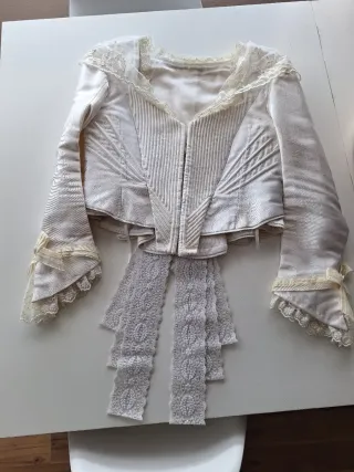 Traje de Fallera azul para niña de 12 - 14 años.