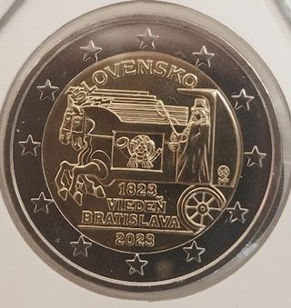 🇸🇰 2€ Eslovaquia 2023 Viena - Bratislava