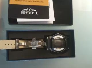 Reloj Lige Automático Tourbillon Azul Plata