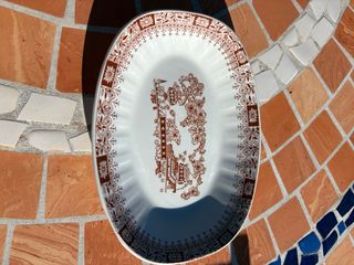 Juego Platos Vintage Spanish Crown Ironstone