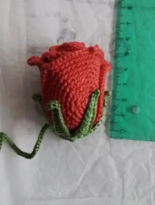 Marcapáginas Rosas Crochet