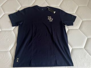 Camiseta Adidas Hombre Talla M Azul Marino 1957