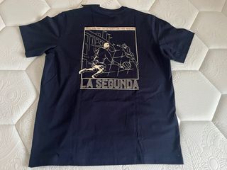 Camiseta Adidas Hombre Talla M Azul Marino 1957