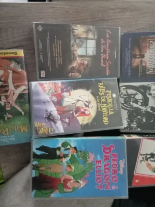 Lote 7 Películas Clasicos VHS