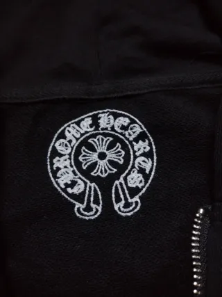 Felpa Chrome Hearts Nera con Zip