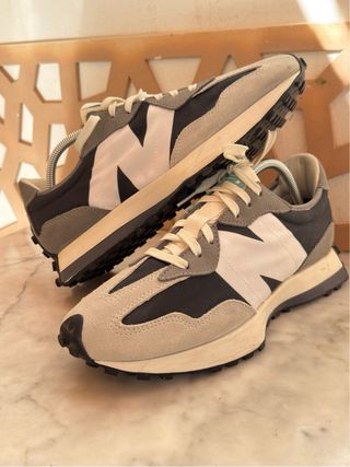 Zapatillas New Balance Beige/Gris