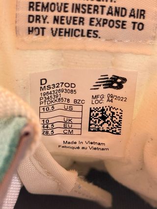 Zapatillas New Balance Beige/Gris