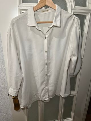 Blusa Renatta&Go Talla M/L Blanca