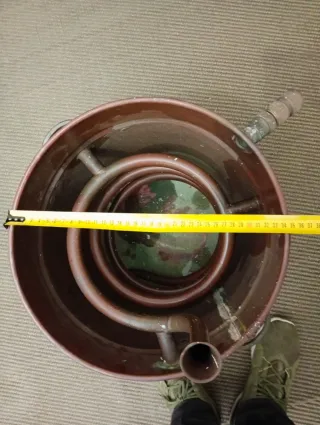 Alambique Antiguo Grande Cobre