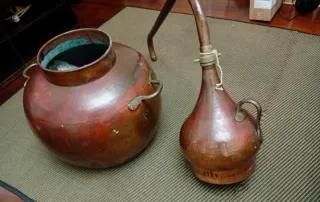 Alambique Antiguo Grande Cobre