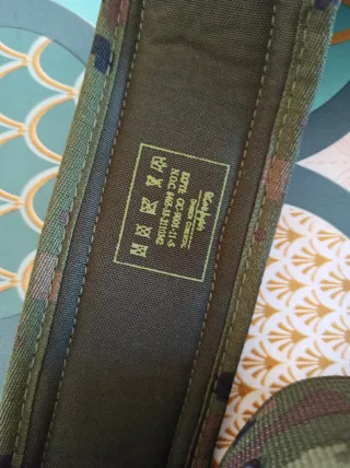 Correaje Ejército de Tierra. Ajustable con ebilla