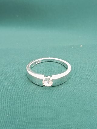 Anillo Plata Ley 925 con Circonita