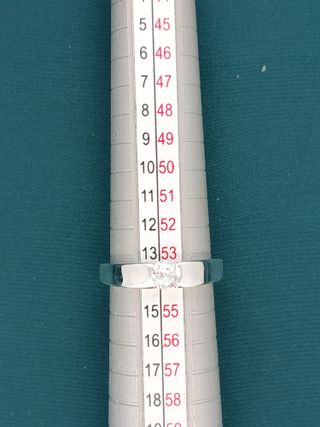 Anillo Plata Ley 925 con Circonita