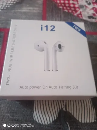 Auriculares Inalámbricos i12 TWS Bla sin estrenar