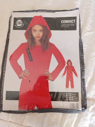 Disfraz La Casa de Papel niño T.10-12