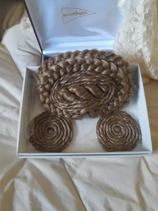 Traje de Fallera Negro y Dorado, completo.