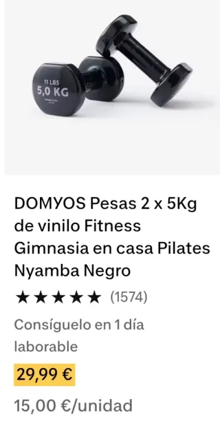 Manuelles 5 kg DECATHLON.