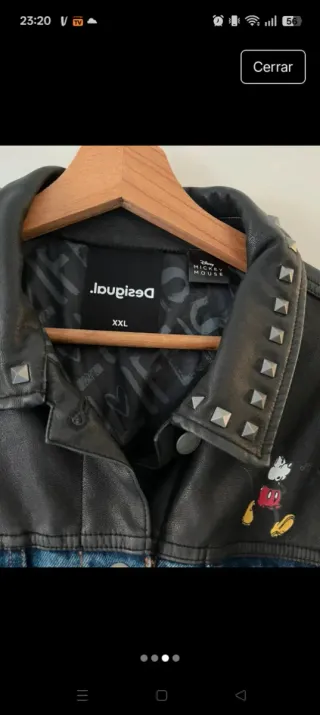 Cazadora Desigual Mickey Mouse Talla XXL