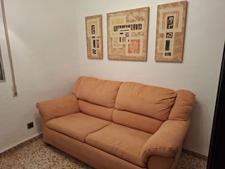 Sofá Naranja 2 Plazas sin apenas USO