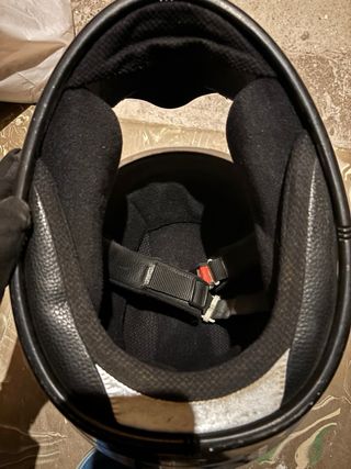 Casco Integral Lazer Azul y Plata