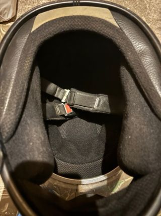 Casco Integral Lazer Azul y Plata