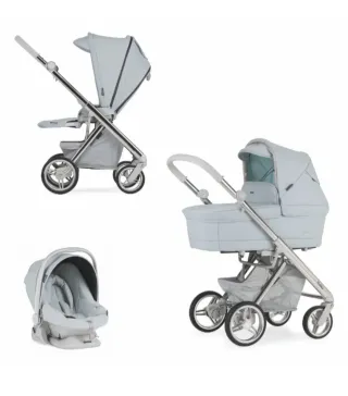 Carro Bebecar Pratika 3 piezas verde agua