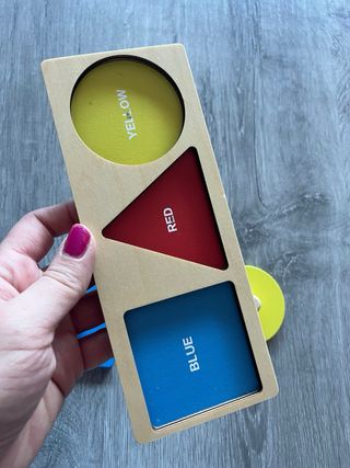 Puzzle Madera Montessori Formas Educativo