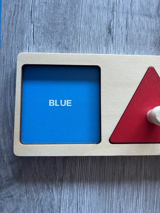 Puzzle Madera Montessori Formas Educativo