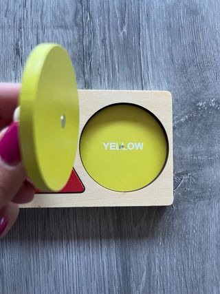 Puzzle Madera Montessori Formas Educativo