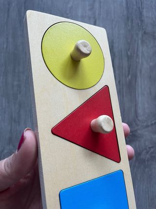 Puzzle Madera Montessori Formas Educativo