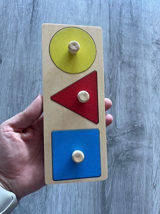 Puzzle Madera Montessori Formas Educativo