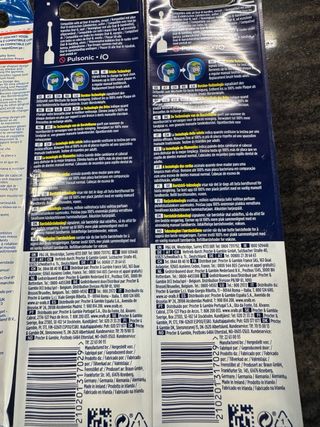 Pack 10 Cabezales Cepillo Oral-B Precision Clean