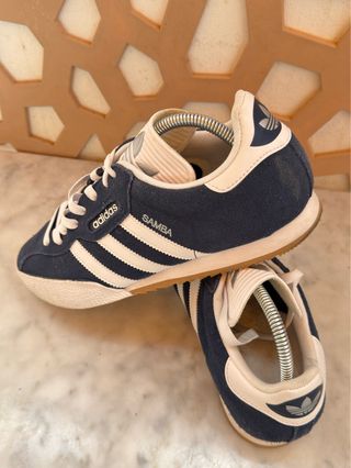 Zapatillas Adidas Samba Azul y Blanco