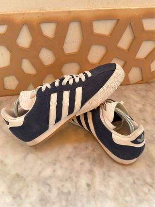Zapatillas Adidas Samba Azul y Blanco