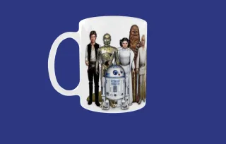 Tres Tazas  cerámica Star Wars Yoda