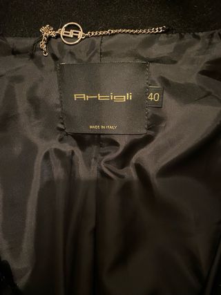 Cappotto Artigli nero donna