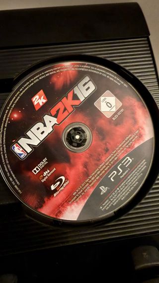 Consola PlayStation 3 Negra + Dos Mandos+NBA2k16