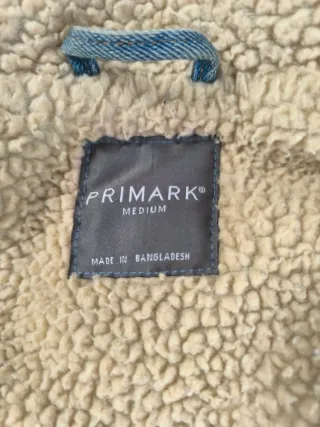 Cazadora vaquera hombre forrada borreguillo