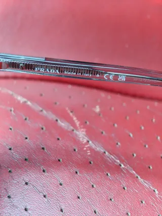 Occhiali da sole Prada trasparenti nuovi