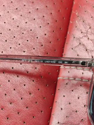 Occhiali da sole Prada trasparenti nuovi