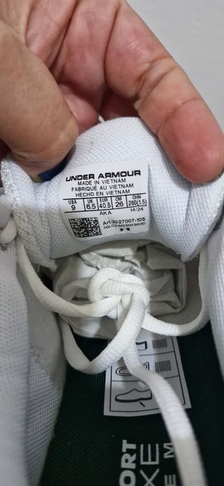 Under Armour Blancas Nuevas Caja Original