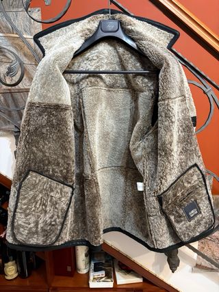 Cappotto Montone Shearling Vera Pelle vintage