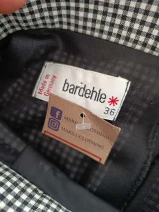 Falda Pin-up Cuadros Blanco y Negro