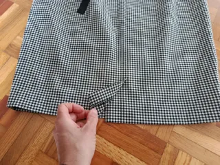 Falda Pin-up Cuadros Blanco y Negro